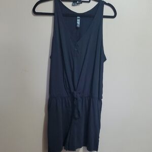 Smash & Tess Black Romper Ties At Waist Size XL
